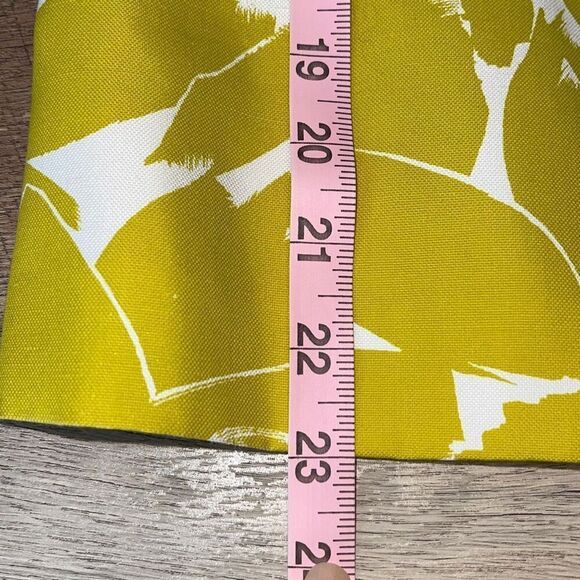 Michael Kors Womens Floral Peak Lapel Silk Blend‎ Blazer Jacket Lime Green Sz 14 - Picture 9 of 9